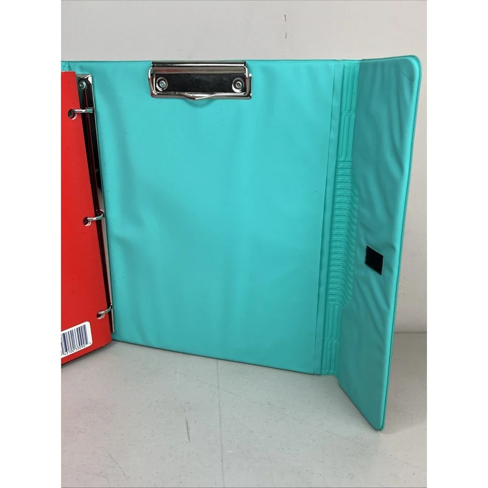Vintage 1989 MEAD Flapper Binder TRAPPER KEEPER Retro 3 Ring Notebook W- Inserts